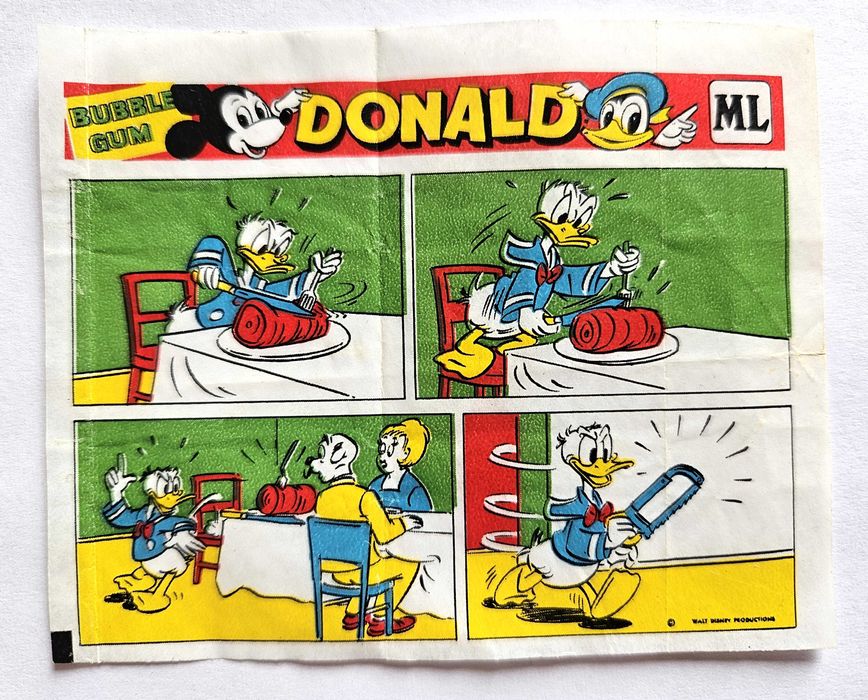 Historyjka z gumy DONALD - PRL