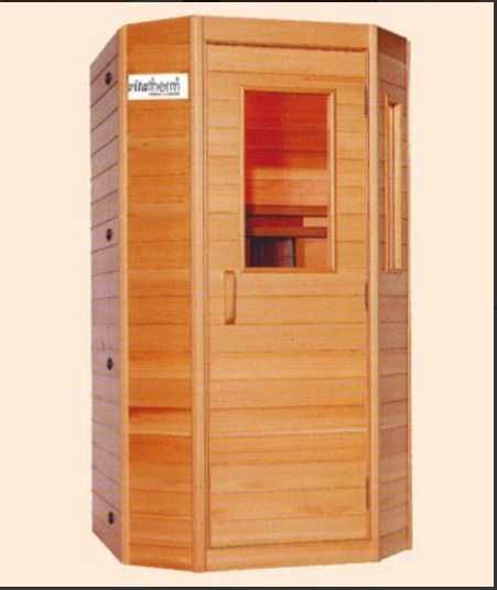 Sauna infrarot infrared kabina na podczerwień 1os Vitatherm mała 2cz