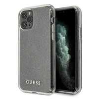 Guess Guhcn65Pcglsi Iphone 11 Pro Max Srebrny/Silver Hard Case Glitter