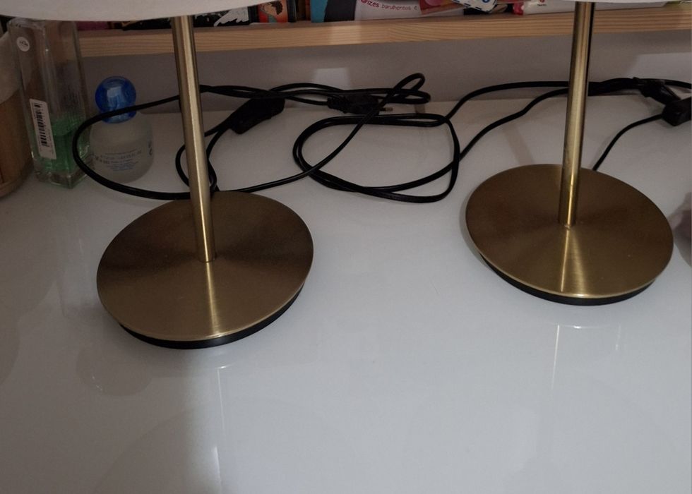 Base candeeiro mesa ikea