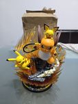 Estátua evolution Pokemon Pikachu  Raichu