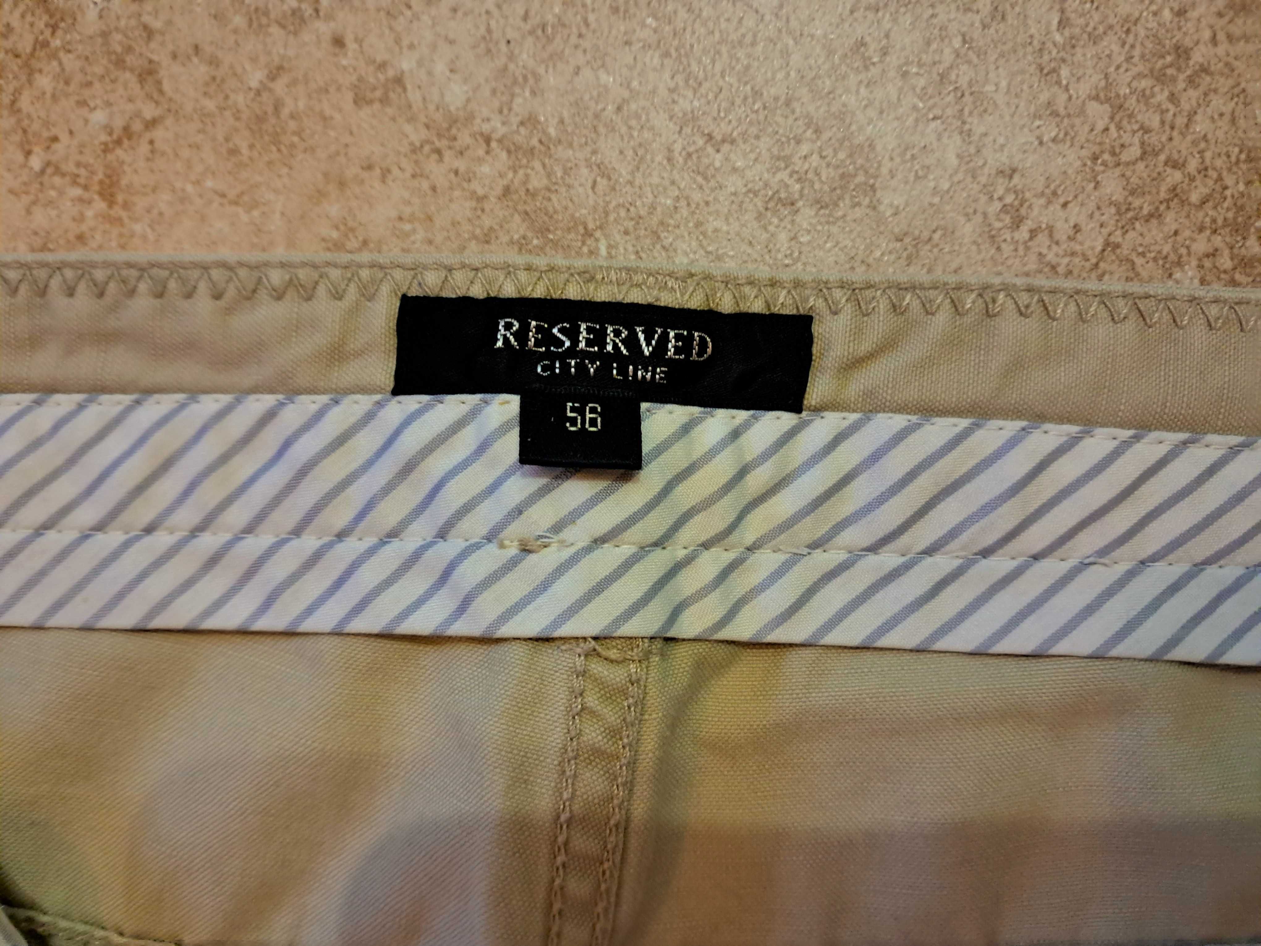 Мужские светлые брюки штаны джинсы RESERVED размер 56