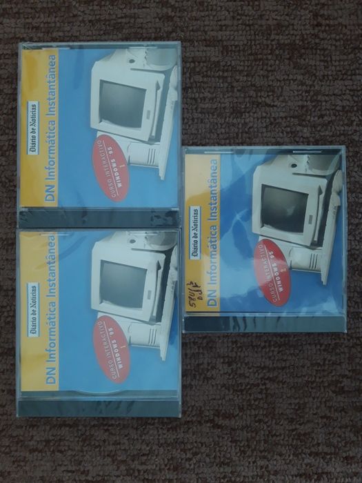 8 CD-ROMS DN Informática Instantânea (selados)