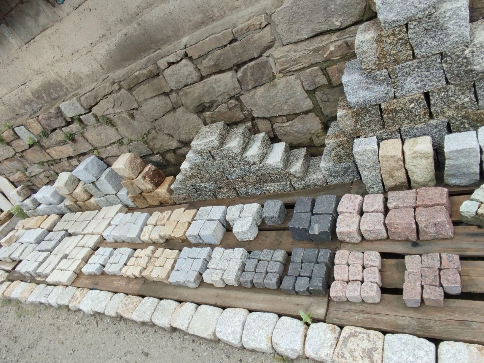 Parapety Strzegom Granit Kostka  Granitowa Grysy