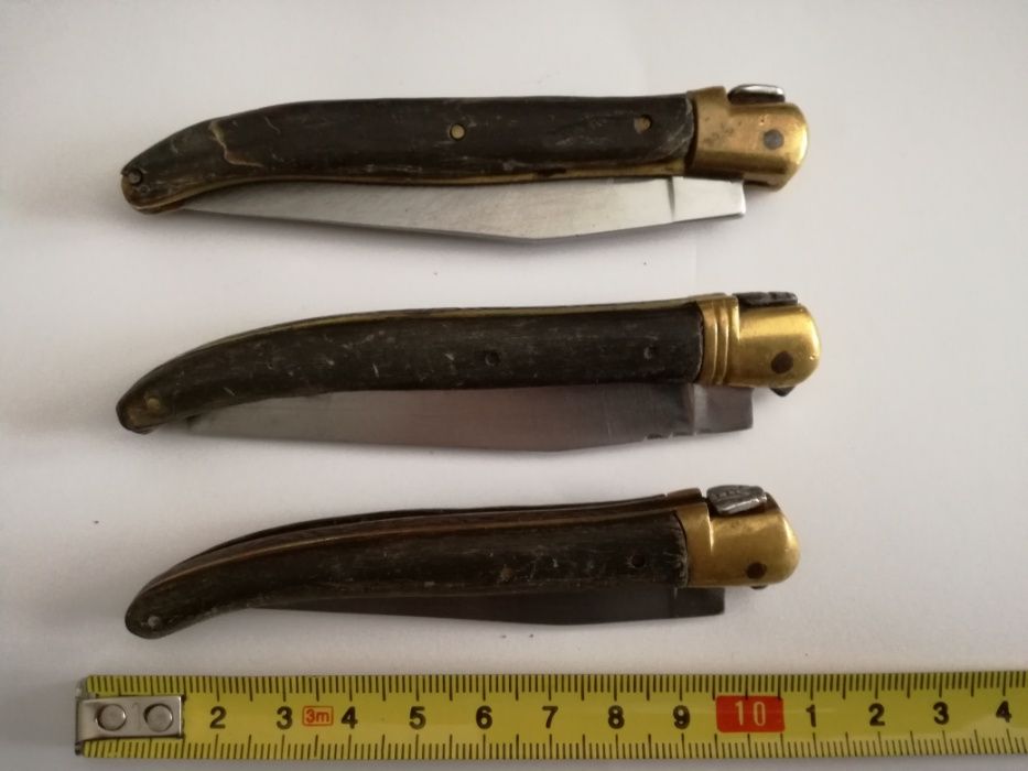 Canivetes Coleção - Lote de 2 "Laguiole" Cabo em Corno-Preço Conjunto