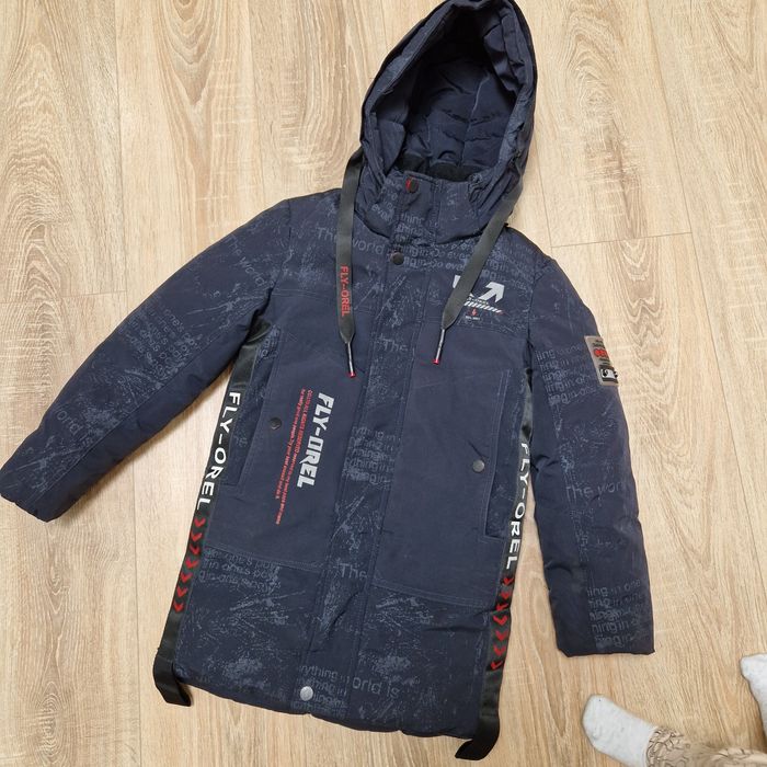 Куртка пальто на хлопчика 122см