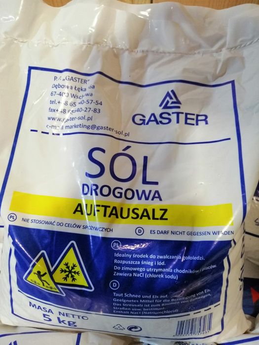 Sól drogowa na podjazd, chodnik 5kg