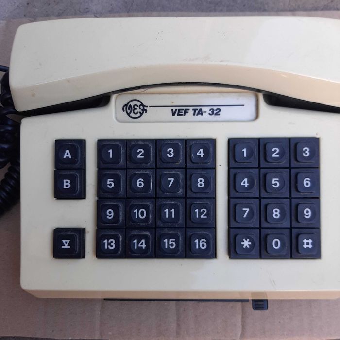 Телефон вэф та 32 vef стационарный ссср советский