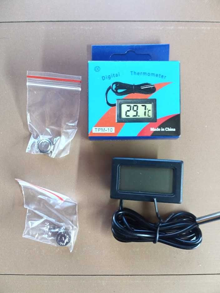 Термометр цифровой с выносным датчиком и ЖК дисплеем