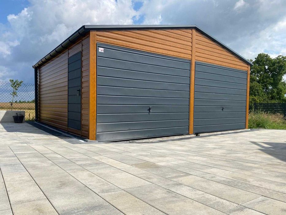 Garaż blaszany 5x7 Montaż Producent pod wymiar garaż blaszak 6x8 7x11