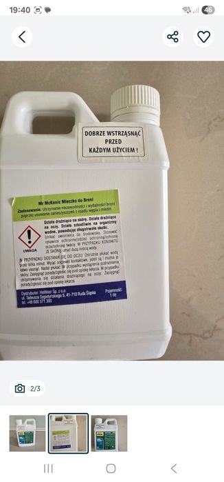 Mleczko do czyszczenia broni mr mckenic 1l