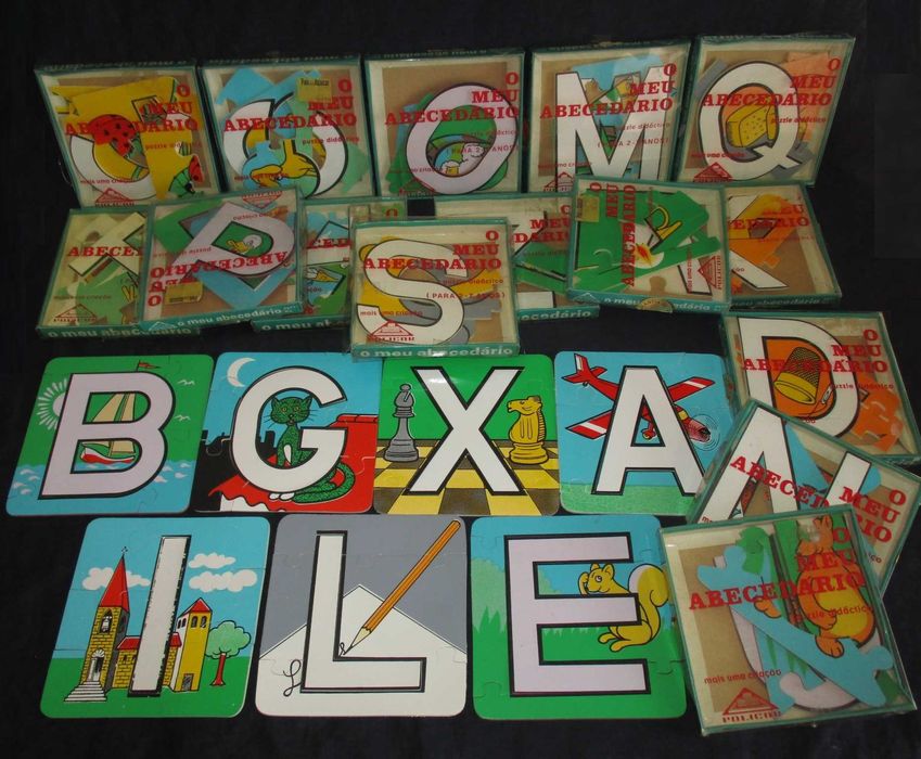 Brinquedo O meu primeiro abecedário Puzzle Policor