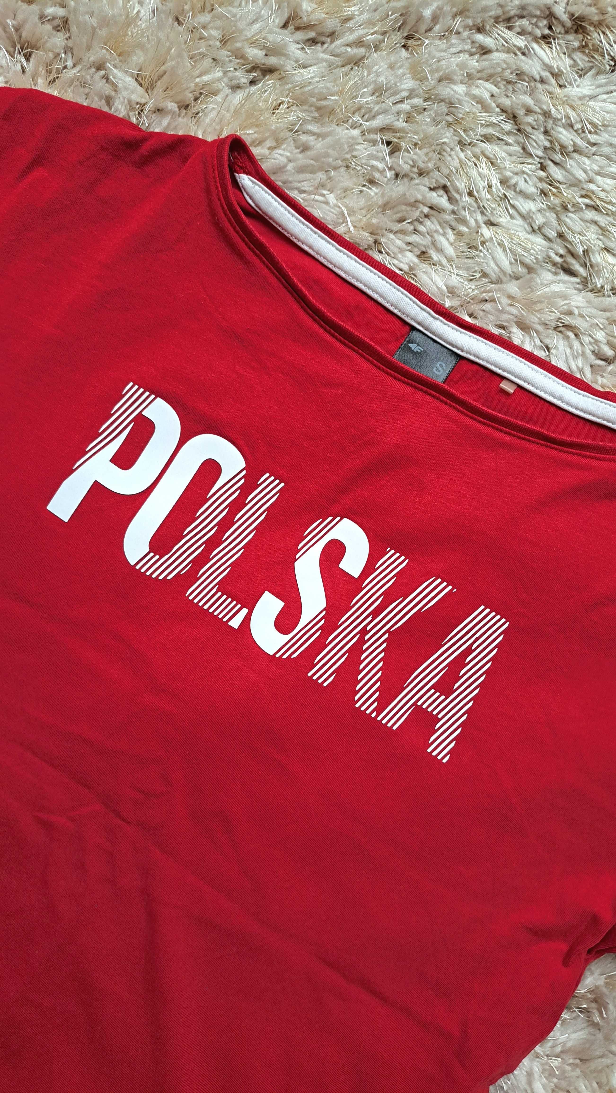 T-shirt 4F Polska koszulka kibica r.S/M