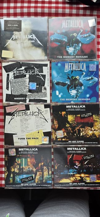 Metallica 8 singli cd No Leaf Clover...