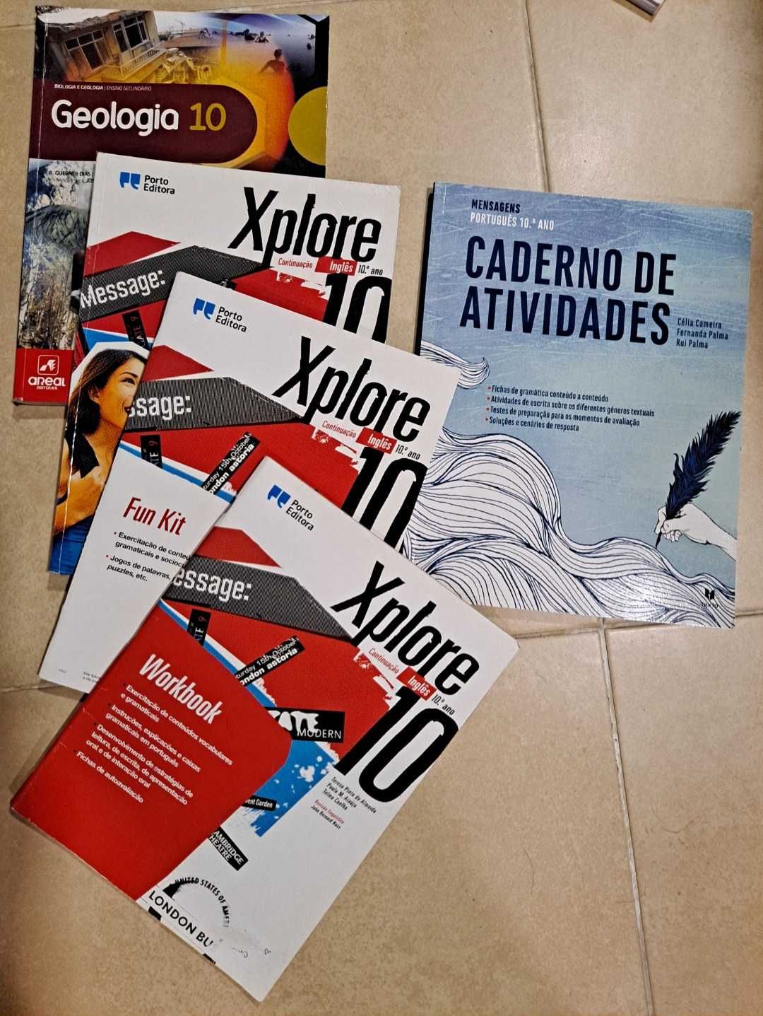 Livros e Cadernos de Atividades 10°, 11° e 9° anos