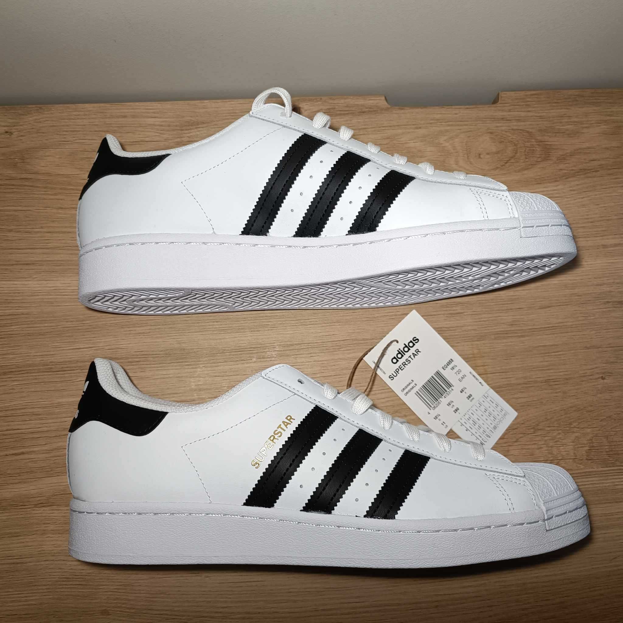 Adidas Superstar Originals r. 45 1/3 (29 cm) EG4958 white black