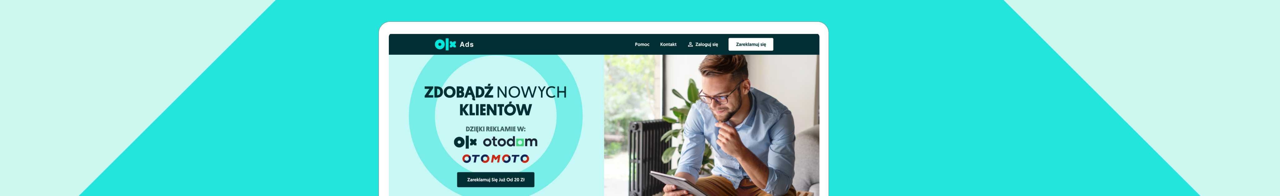 Twoje ogłoszenie na topie z OLX Ads