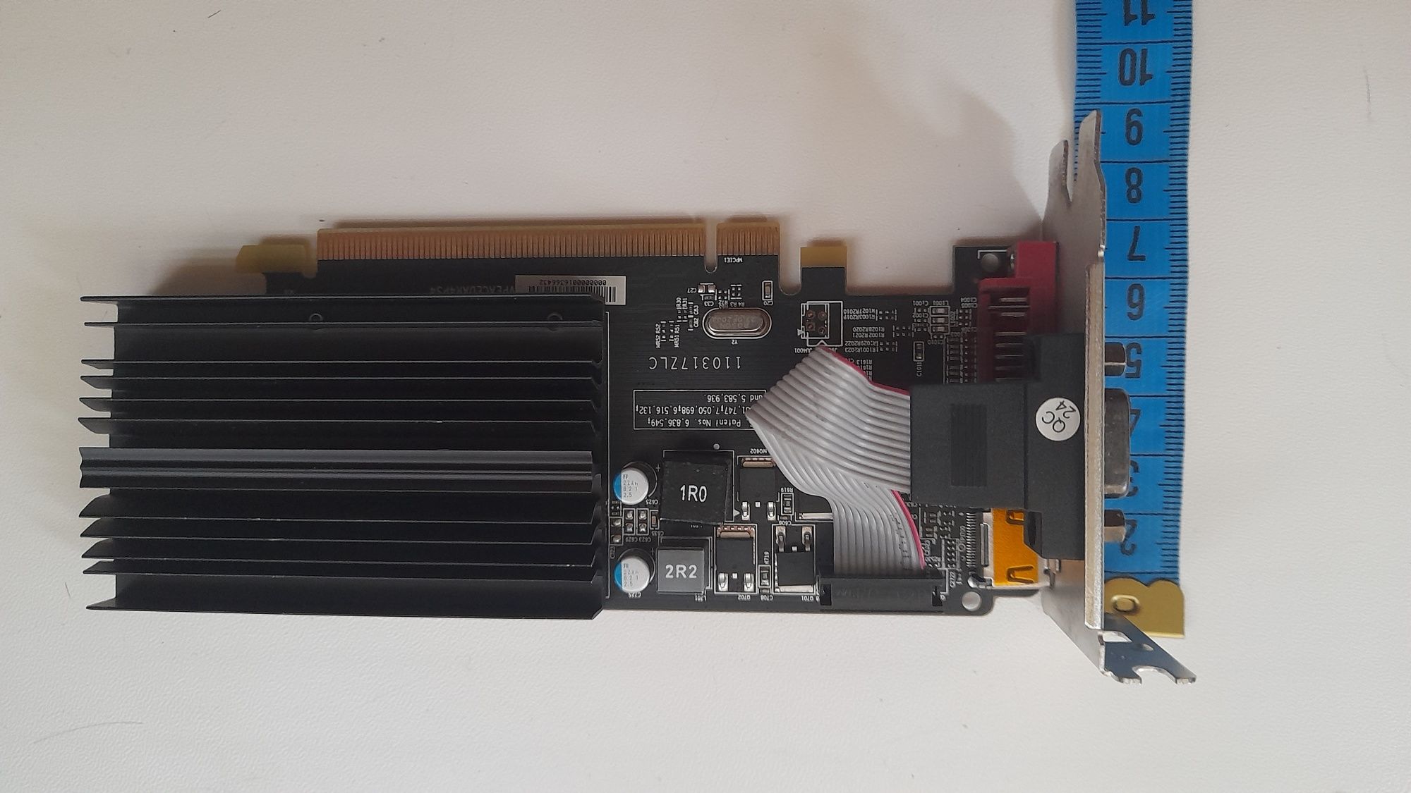 Видеокарта MSI AMD HD5450 низкопрофильная (под тонкий корпус), 1 Гб