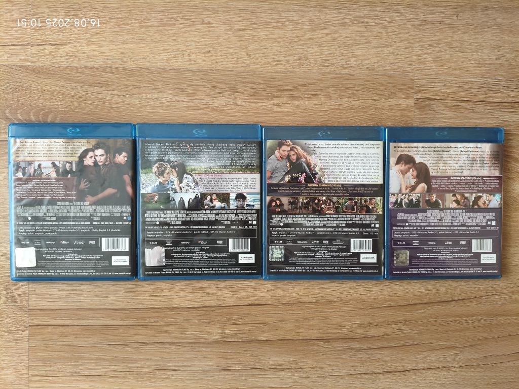 Saga Zmierzch Księżyc w nowiu Zaćmienie Przed Świtem Blu ray lektor PL