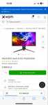 Monitor Asus ROG Swift OLED 27” 240hz