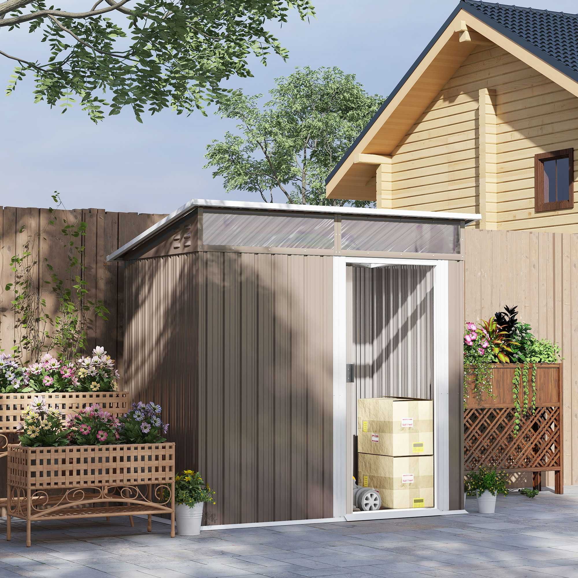 Abrigo de Jardim Metálico 1,9m²  NOVO