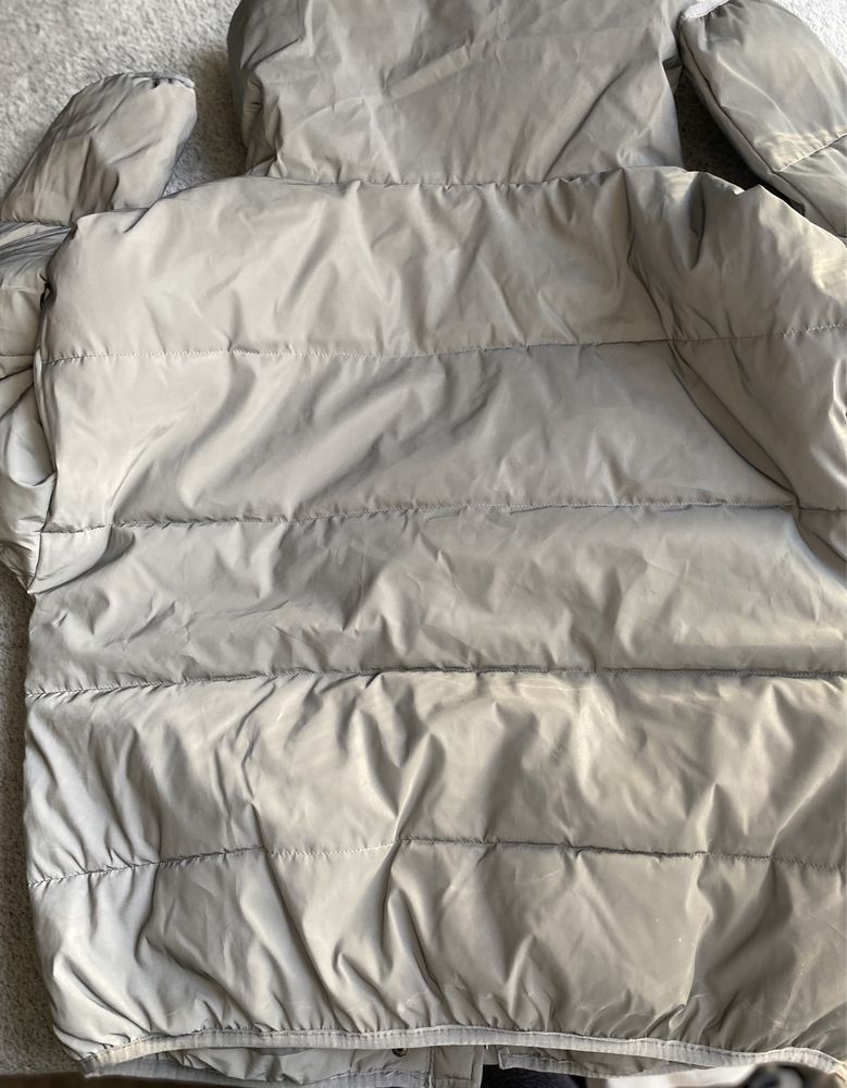 Cropp kurtka zimowa puffer z efektem reflective r S