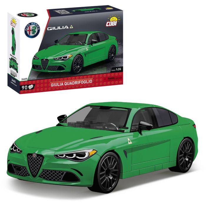 Klocki Cobi 24605 Samochód  Giulia Quadrifoglio Alfa Romeo 90 El.