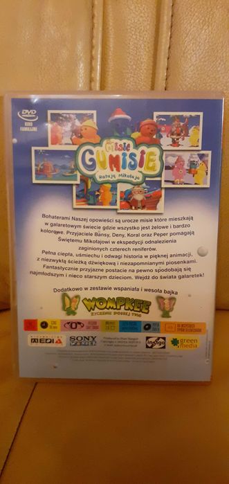Misie Gumisie Ratują Mikołaja Płyta DVD bez przemocy