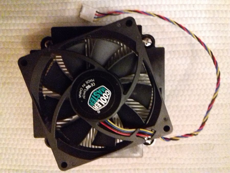 Ventoinha cooler master mais dissipador