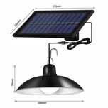 2x ŻYRANDOL wisząca LAMPA solarna LED ogrodowa PILOT"3011"