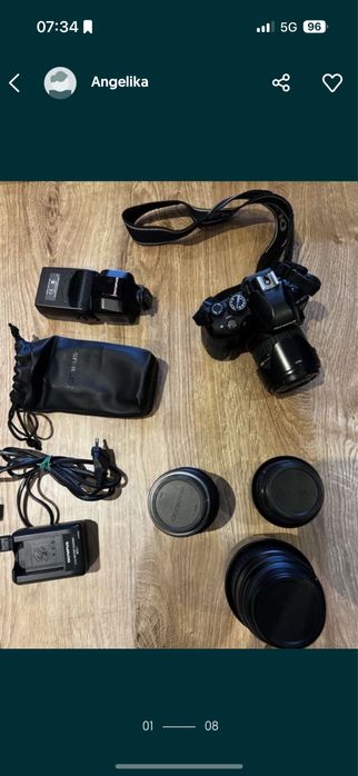 Olympus E-620 zestaw 3 obiektywy