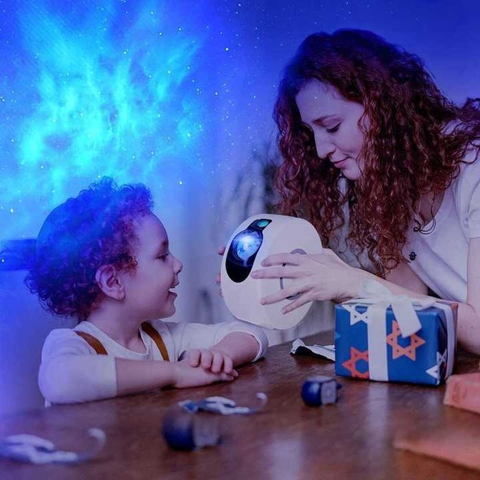 PROJEKTOR GWIAZD Lampka Nocna Rzutnik Dla Dzieci Led Laserowy Biały