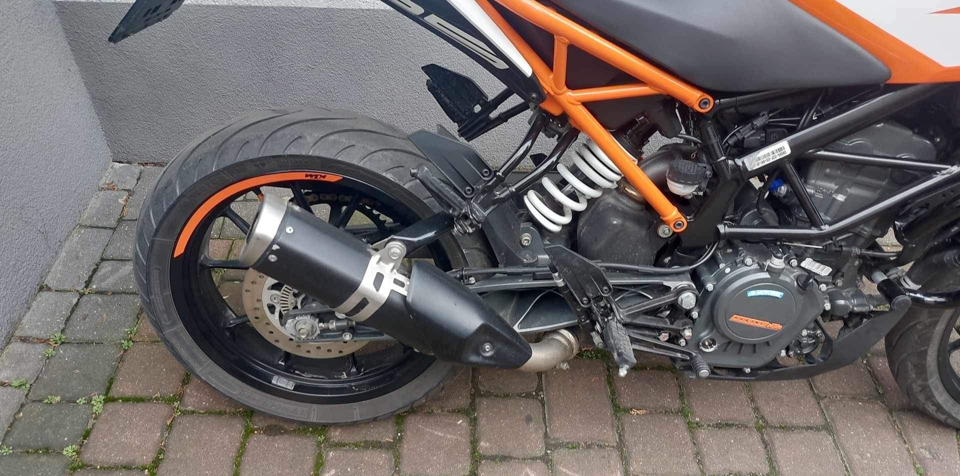 Wydech ,lusterka ktm duke 125 polift części