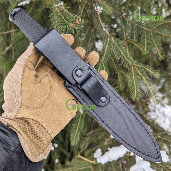 Нож кинжального типа GW 2503 с кожаными ножнами