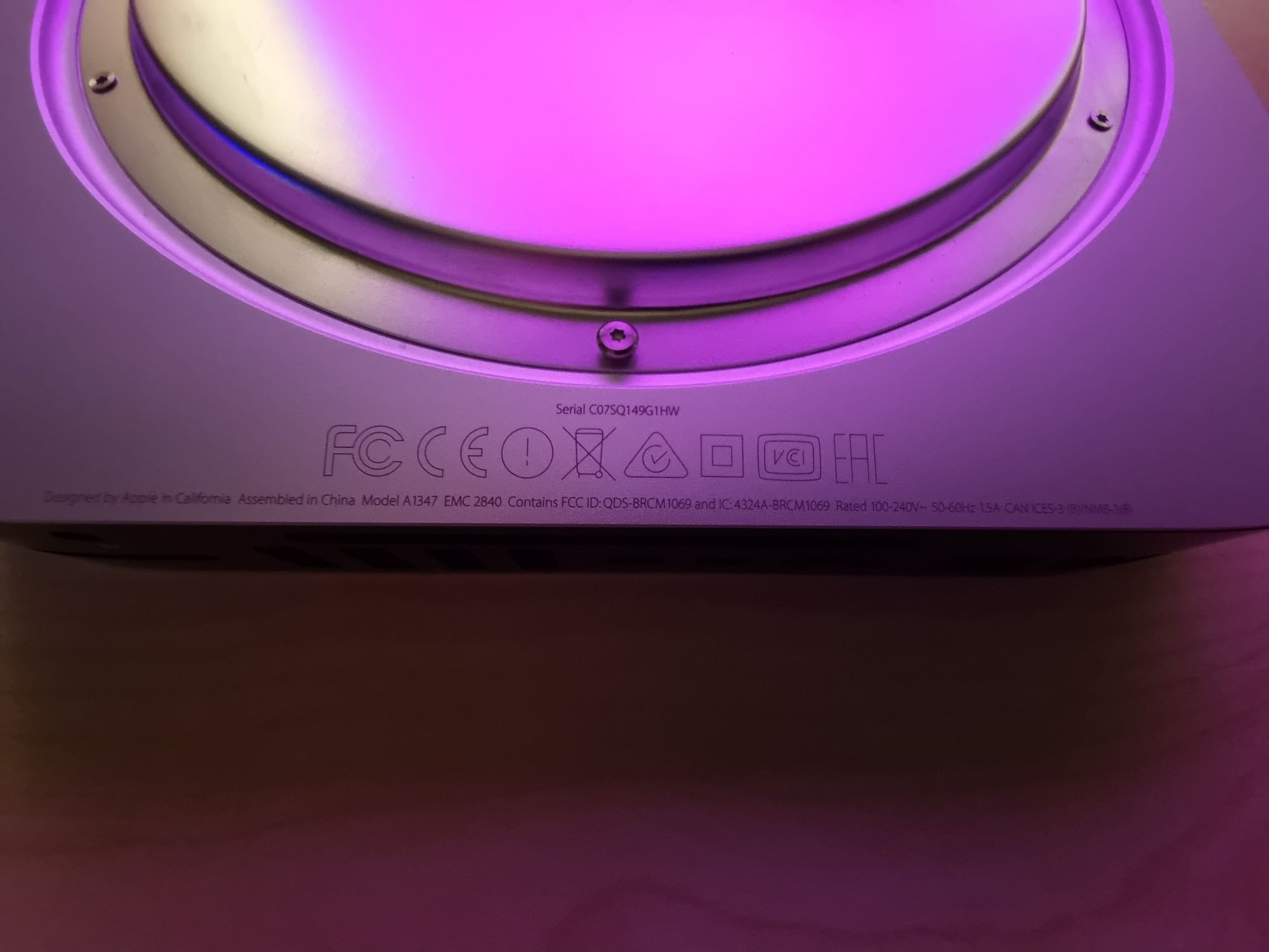 Mac mini late 2014 2.6ghz 8/128gb Sequoia
