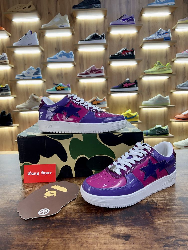 Кросівки Bape Sta Purple / Pink Low