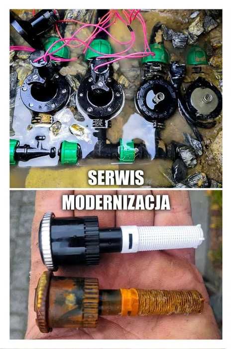 Systemy nawadniania, usługi ogrodnicze / glebogryzarka separacyjna