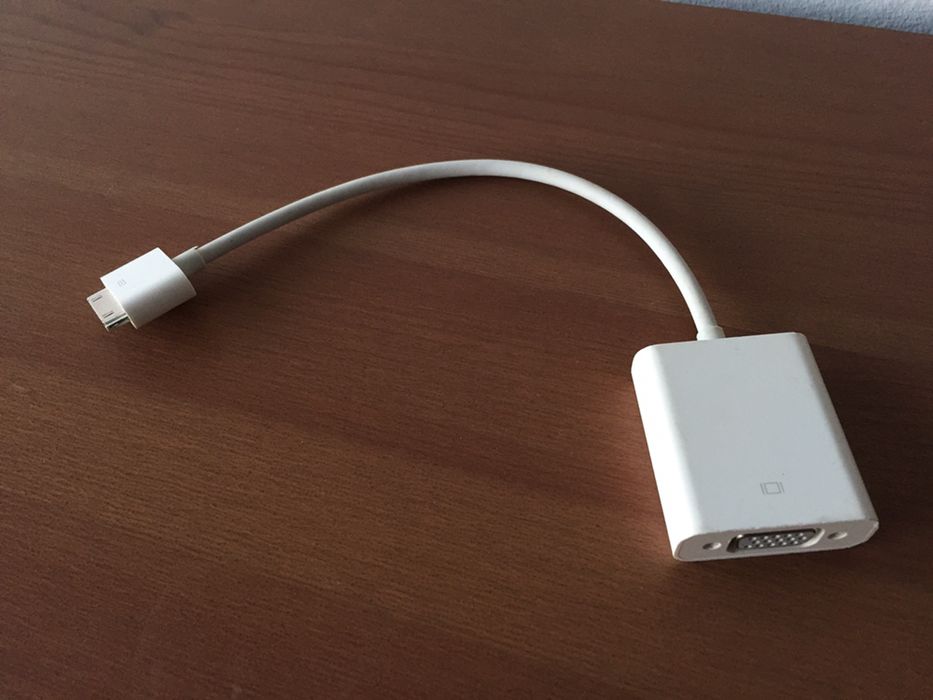Cabo Apple Adapator VGA - 30Pin Para Ipods - Iphones - Ipads Antigos