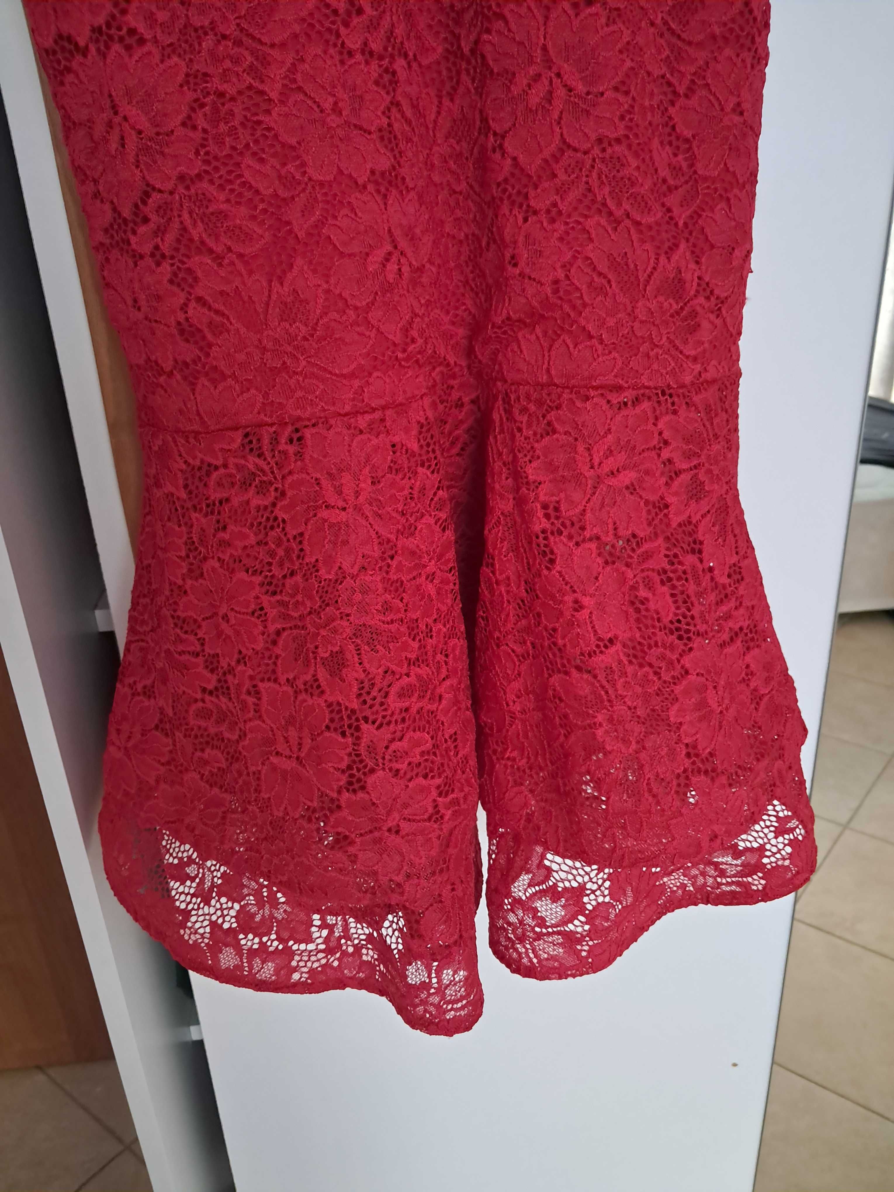 Czerwona sukienka rybka Loola