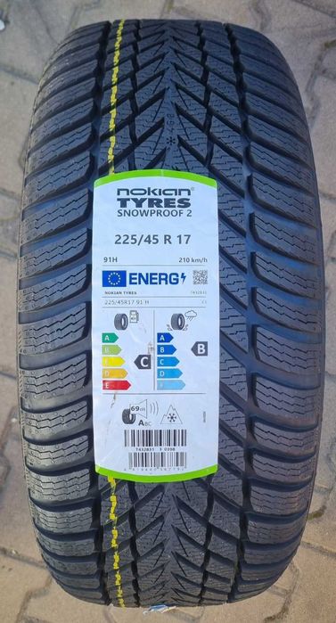 Nowe opony zimowe NOKIAN SNOWPROOF 2 225/45R17 91H