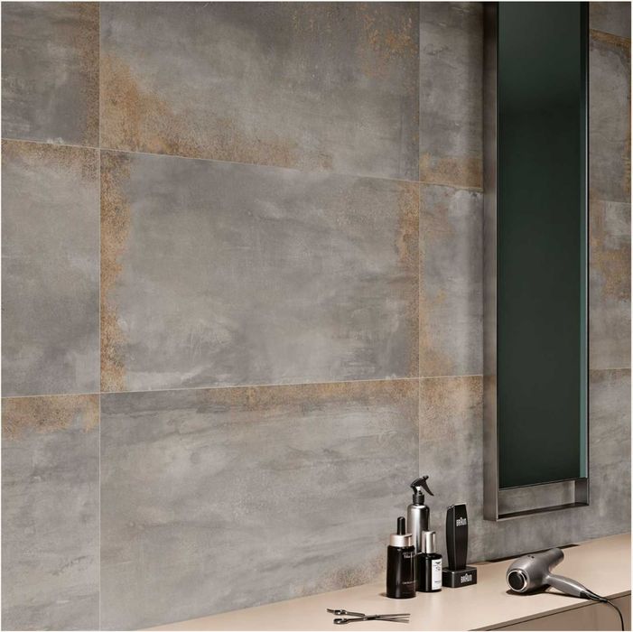 Cerâmica Gresart Metallica Silver 60x60 Retificado – 36 caixas / 52 m²