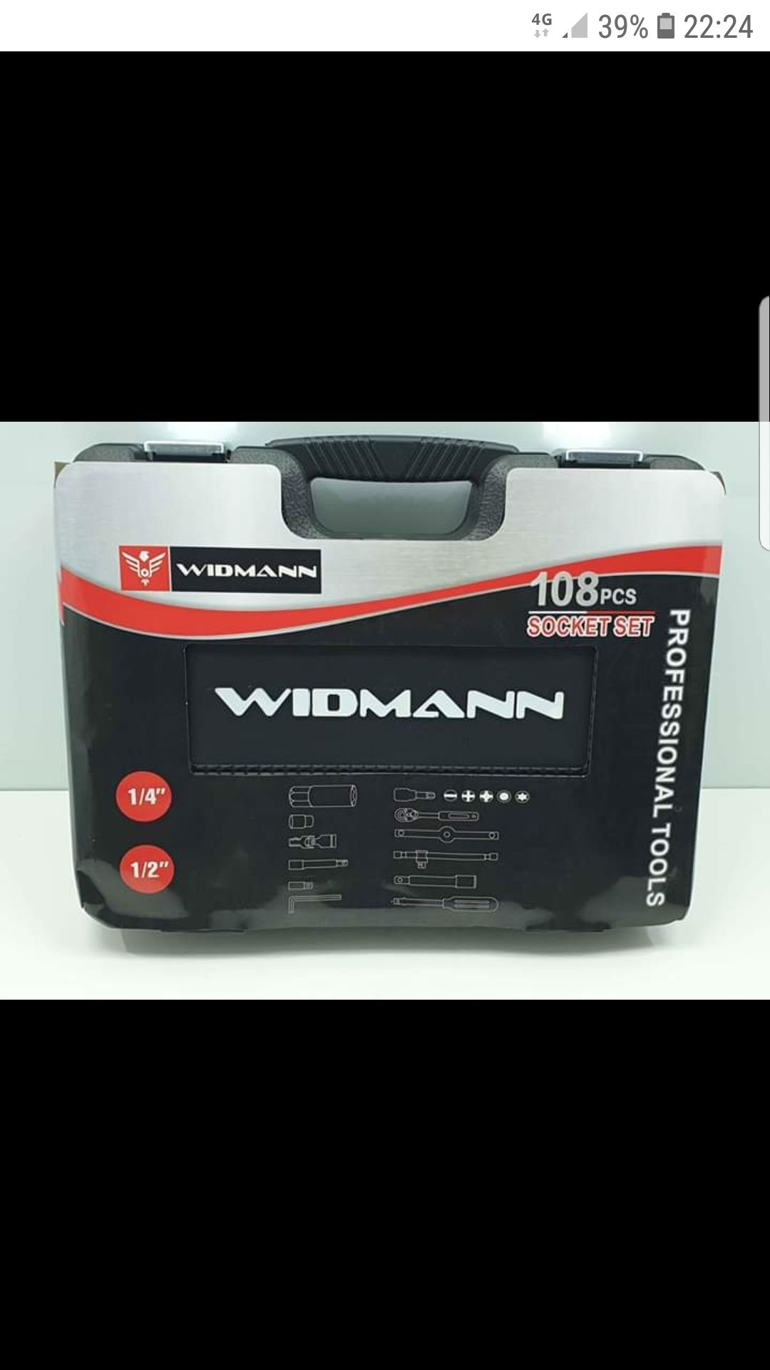 Mala de ferramentas WIDMANN 108PCS