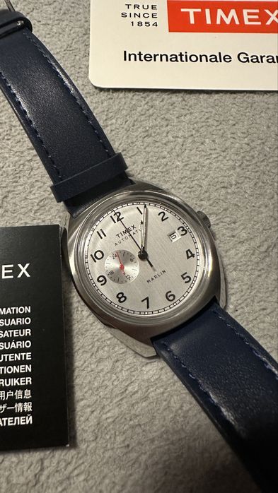 Zegarek Timex Marlin automatic silver