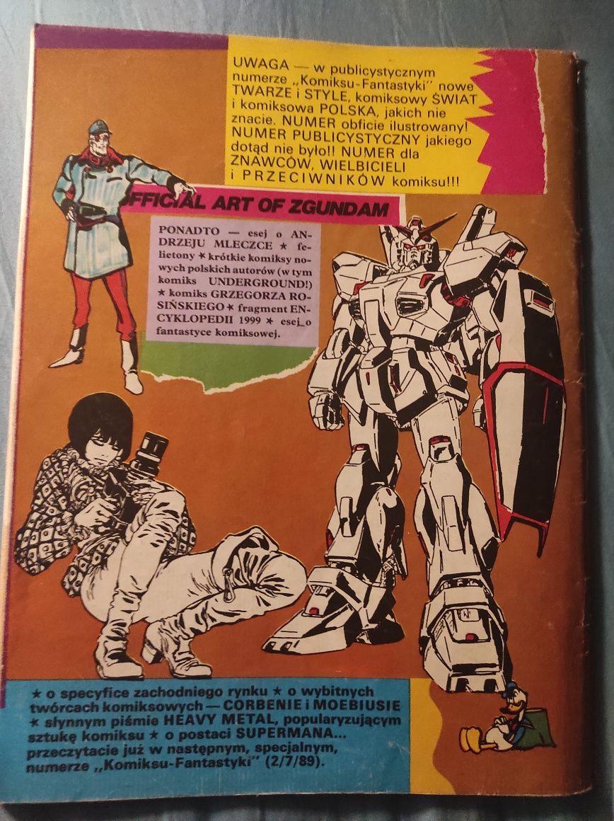 Komiks PRL Yans Gladiatorzy. 1989.