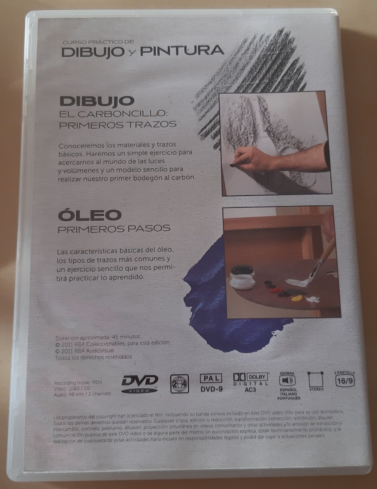 Dvd curso pratico de desenho e pintura 1