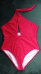 Kostium Kąpielowy Strój Plażowy Plus Size 44-48 Czerwony