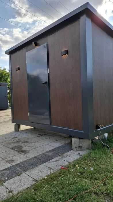 Kontener pawilon sanitarny, toaleta, łazienka mobilna ogrodowa wc