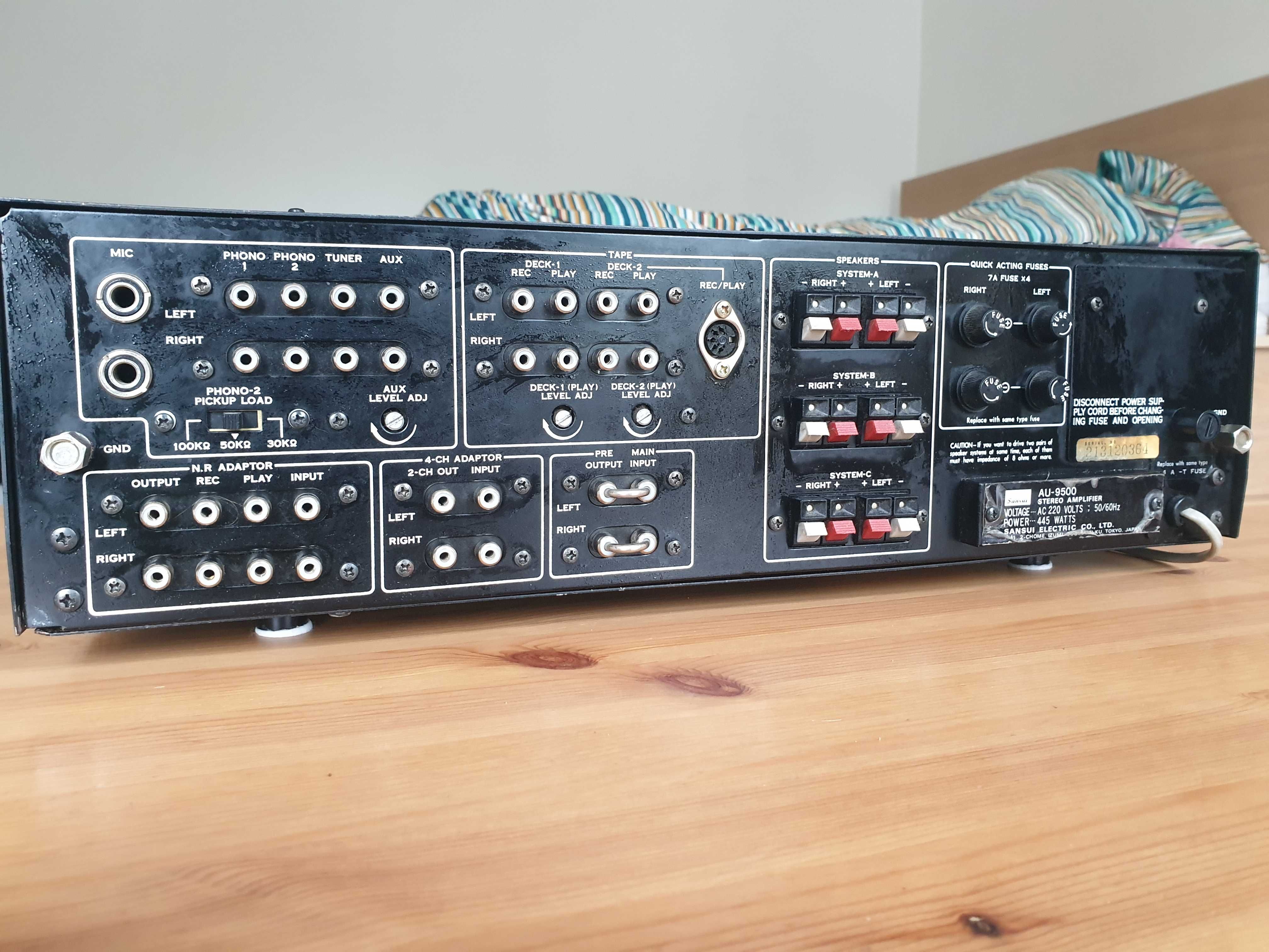 Wzmacniacz Sansui AU-9500 - najwyższy model