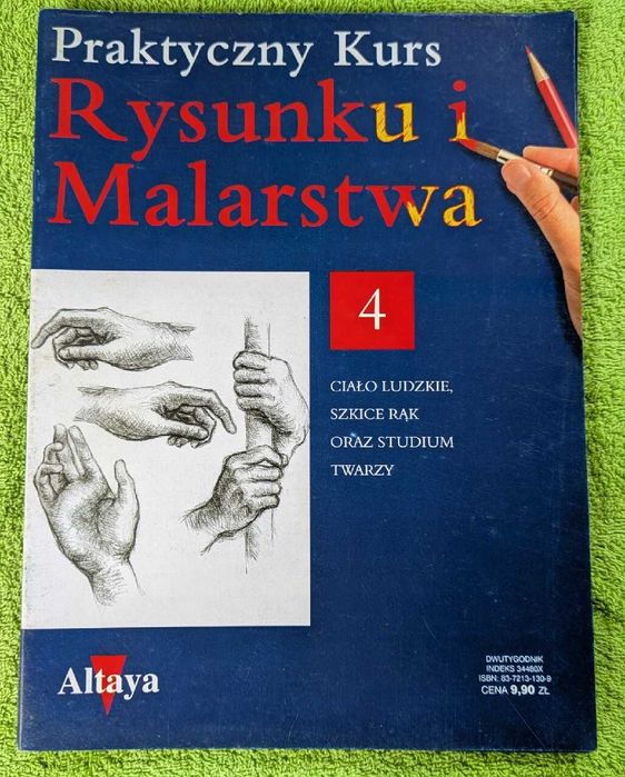Praktyczny kurs rysunku i malarstwa nr 4 Altaya, komplet 4 szt