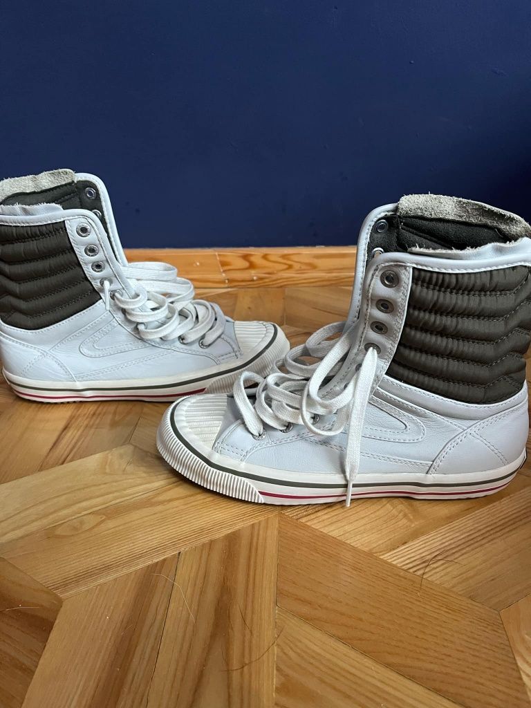Trampki Tretorn buty r 37 wysokie skora naturalna All Star Converse 
T